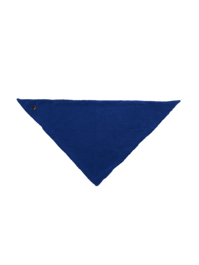 Weicher Strickschal mit Fransen für stilvolle Winterlooks in Blau
