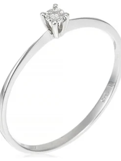 Weißgold-Ring "Pure" mit Diamant