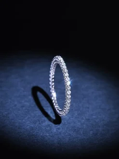 Weißgold-Ring "Tour complet Forever" mit Diamanten