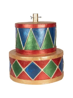 Weihnachtsbaumständer in Bunt - (H)46 x  Ø 40 cm