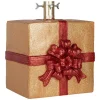 Weihnachtsbaumständer in Gold/ Rot - (B)26 x (H)32 x (T)25 cm
