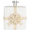 Weihnachtsbaumständer in Weiß/ Beige - (B)26 x (H)24 x (T)33 cm
