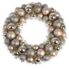 Weihnachtskranz in Gold/ Silber