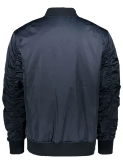 Wende-Blouson in Dunkelblau/ Orange