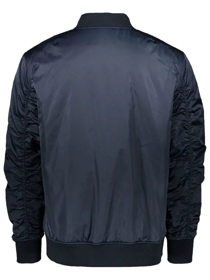 Wende-Blouson in Dunkelblau/ Orange