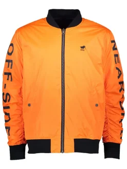Wende-Blouson in Dunkelblau/ Orange