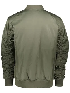 Wende-Blouson in Khaki/ Orange