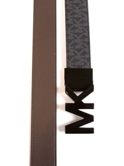 Wendegürtel in Schwarz/ Dunkelbraun