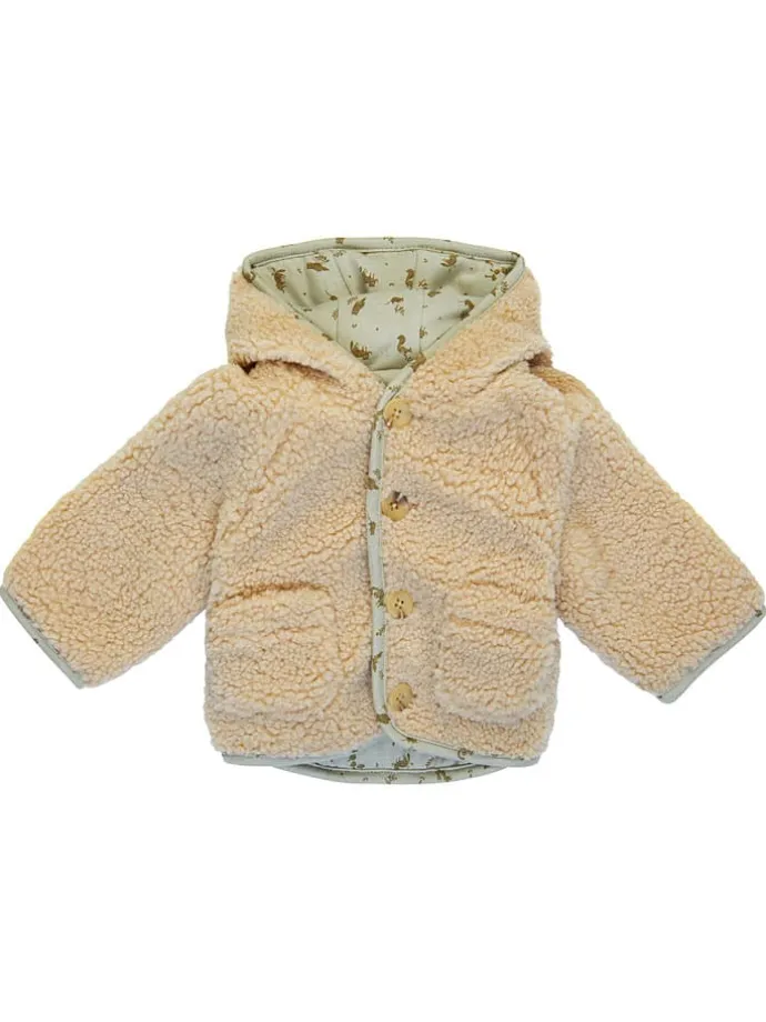 Wende-Jacke "Gelves" in Beige/ Grün