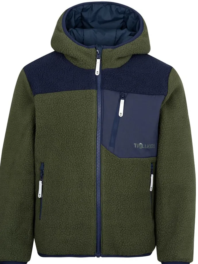 Wende-Winterjacke "Sandvika" in Khaki