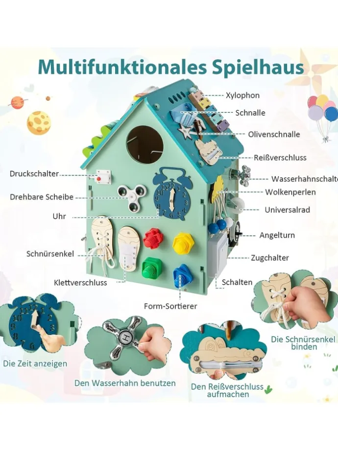 Werkzeugbank in Blau