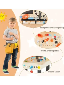 Werkzeugbank in Bunt