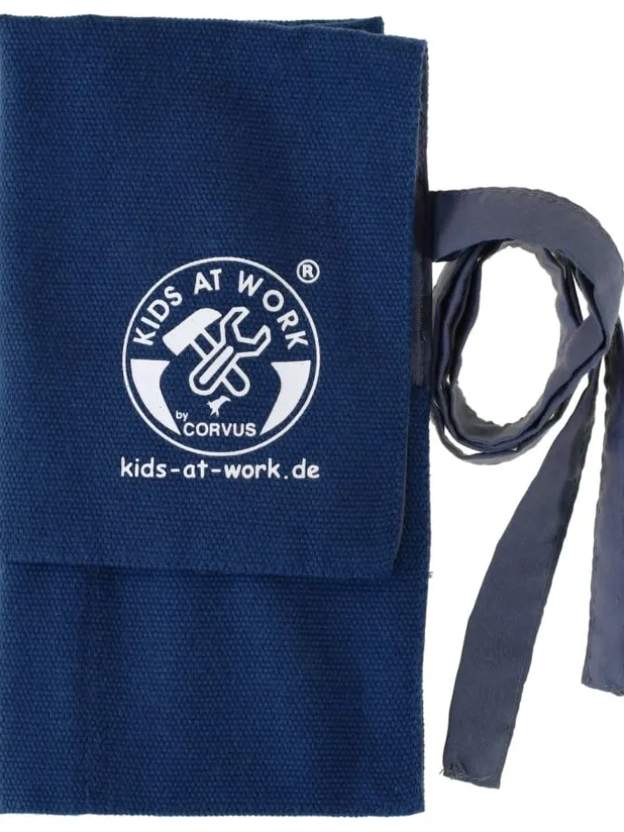 Werkzeugrolle 5 Fächer in blau