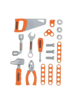 Werkzug-Set "Black+Decker" in Grau/ Orange - ab 3 Jahren