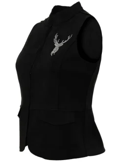 Weste GRAZIELLA in schwarz