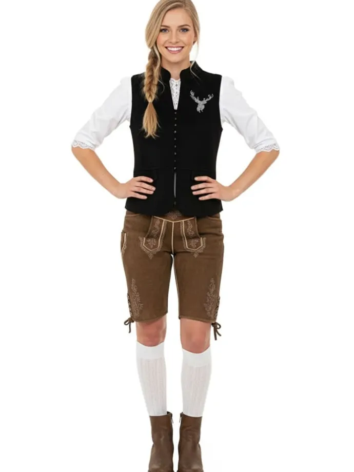 Weste GRAZIELLA in schwarz
