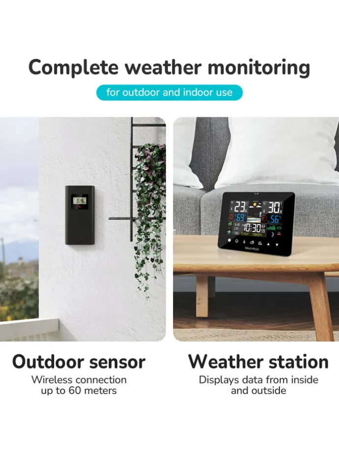 Wetterstation "AirWatch " in Schwarz