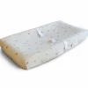 Wickelauflagenbezug in Creme/ Braun