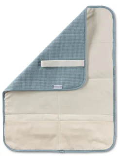 Wickelclutch mit Wickelunterlage "Mara" in Blau