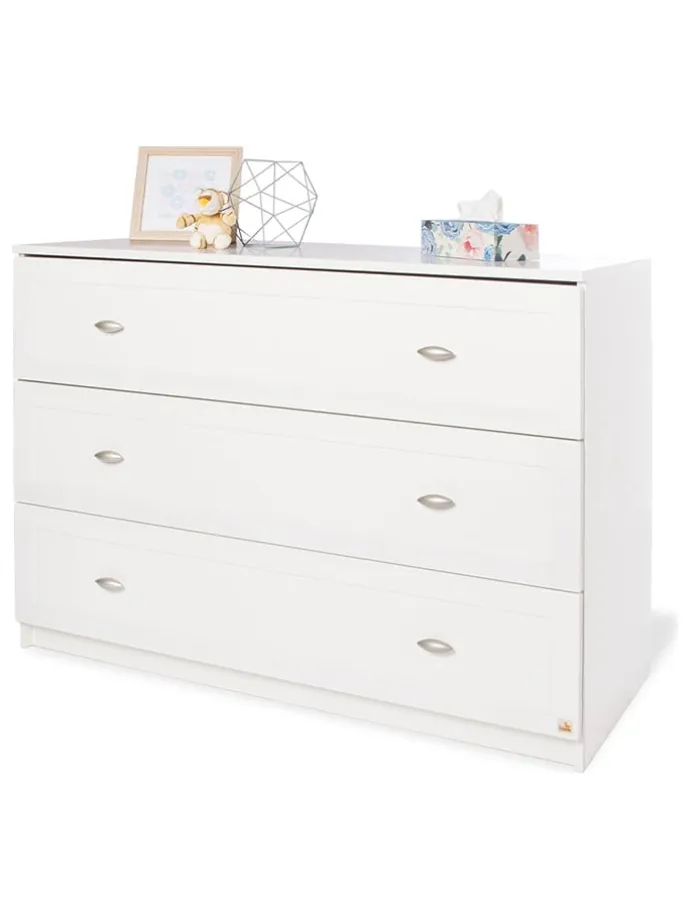Wickelkommode "Laura" in Weiß - (B)120 x (H)101 x (T)80 cm