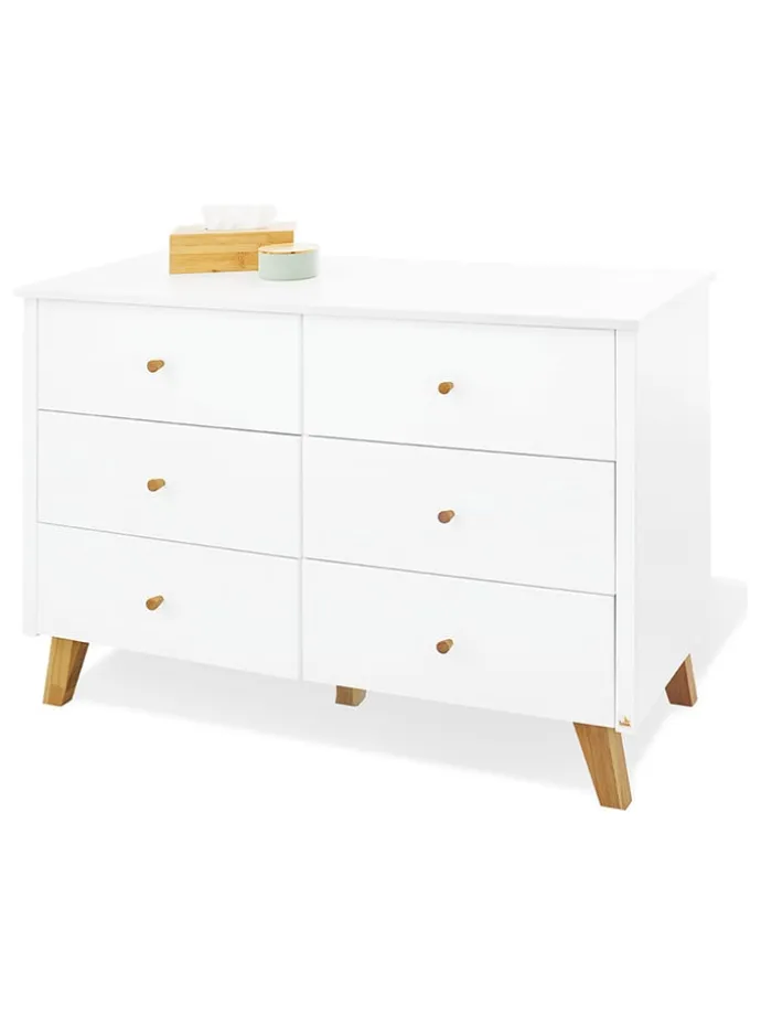 Wickelkommode "Pan" in Weiß - (B)140 x (H)101 x (T)78 cm