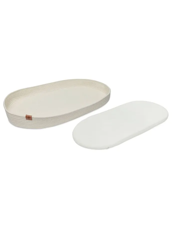 Wickelnestchen in Creme - (B)75 x (H)8 x (T)3 cm