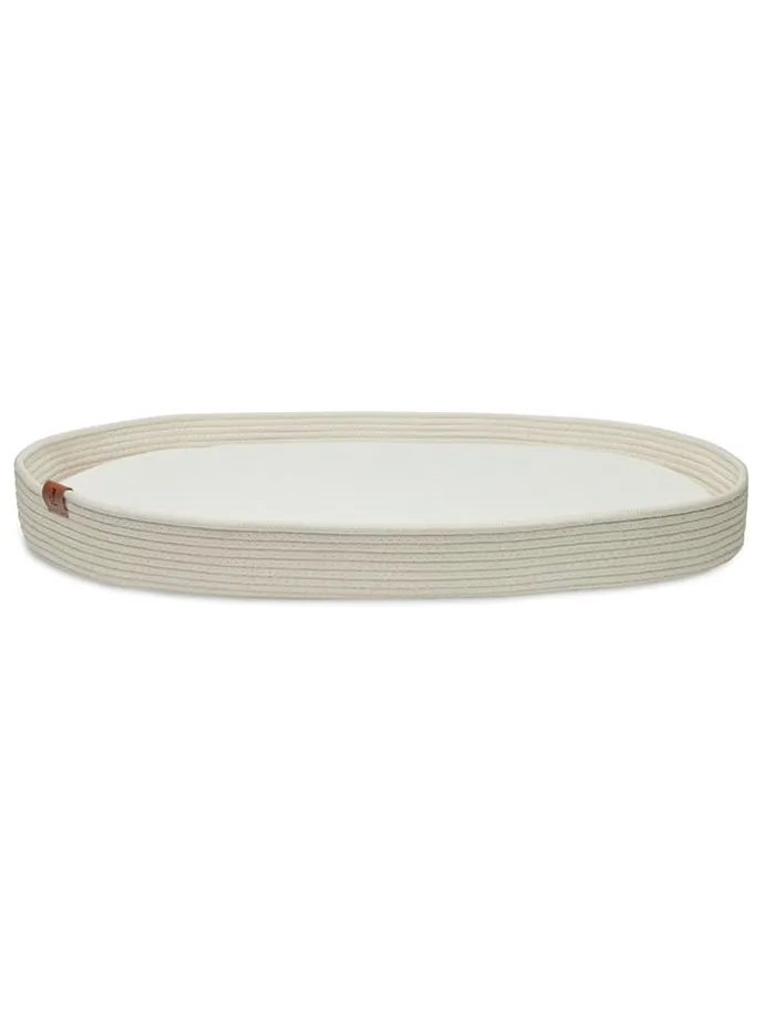 Wickelnestchen in Creme - (B)75 x (H)8 x (T)3 cm