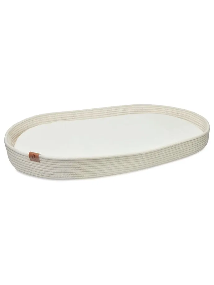 Wickelnestchen in Creme - (B)75 x (H)8 x (T)3 cm