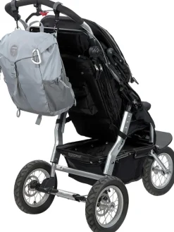 Wickelrucksack in Grau - (L)28 cm - (B)16 cm - (H)42 cm