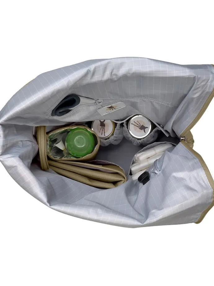 Wickelrucksack in Oliv - (B)30 x (H)46 x (T)14,5 cm