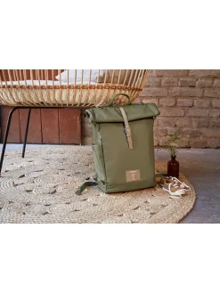 Wickelrucksack in Oliv - (B)30 x (H)46 x (T)14,5 cm