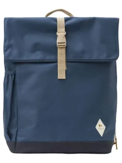 Wickelrucksack "On-the-go" in Dunkelblau - (B)32 x (H)45 x (T)14 cm