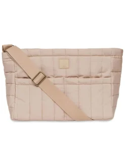 Wickeltasche in Beige - (B)30 x (H)21 x (T)11 cm