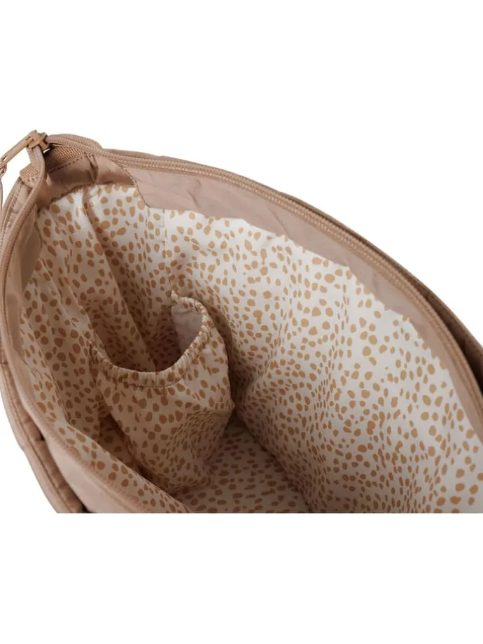 Wickeltasche in Beige - (B)30 x (H)21 x (T)11 cm