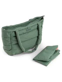Wickeltasche in Grün - (B)44 x (H)35 x (T)16 cm