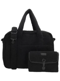 Wickeltasche in Schwarz - (B)40 x (H)28 x (T)15 cm