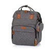 Wickeltasche, Kinderwagen in grau