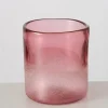Windlicht "Halla" in Rosa - (H)9 x  Ø 8 cm
