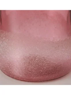 Windlicht "Halla" in Rosa - (H)9 x  Ø 8 cm
