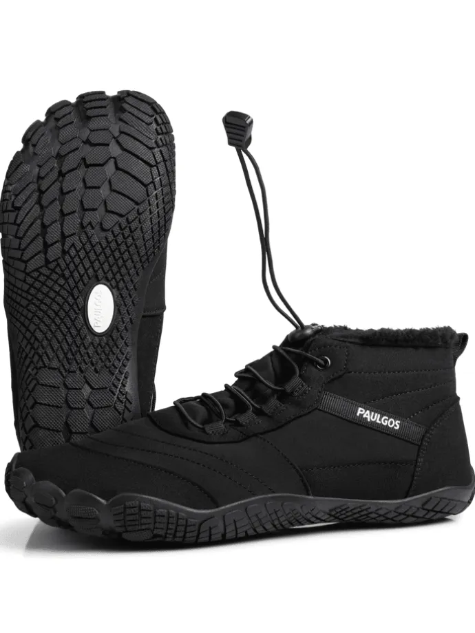 Winterbarfußschuhe, unisex, Größe 37-47 in 3 Farben in Schwarz