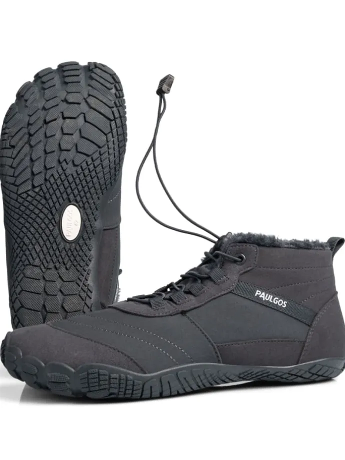Winterbarfußschuhe, unisex, Größe 37-47 in 3 Farben in Grau