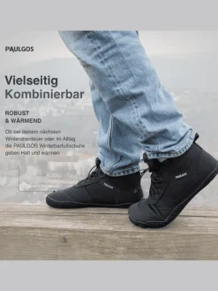 Winterbarfußschuhe, unisex, Größe 37-47 in 3 Farben in Grau