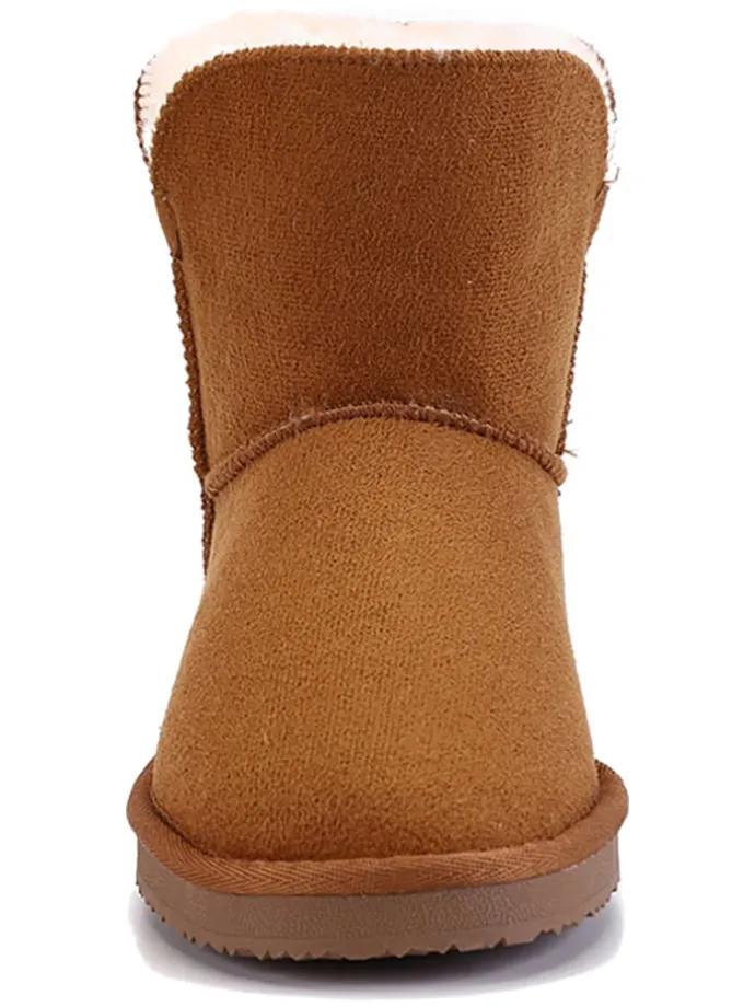Winterboots "Chloe" in Hellbraun