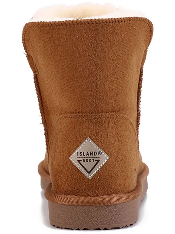 Winterboots "Chloe" in Hellbraun