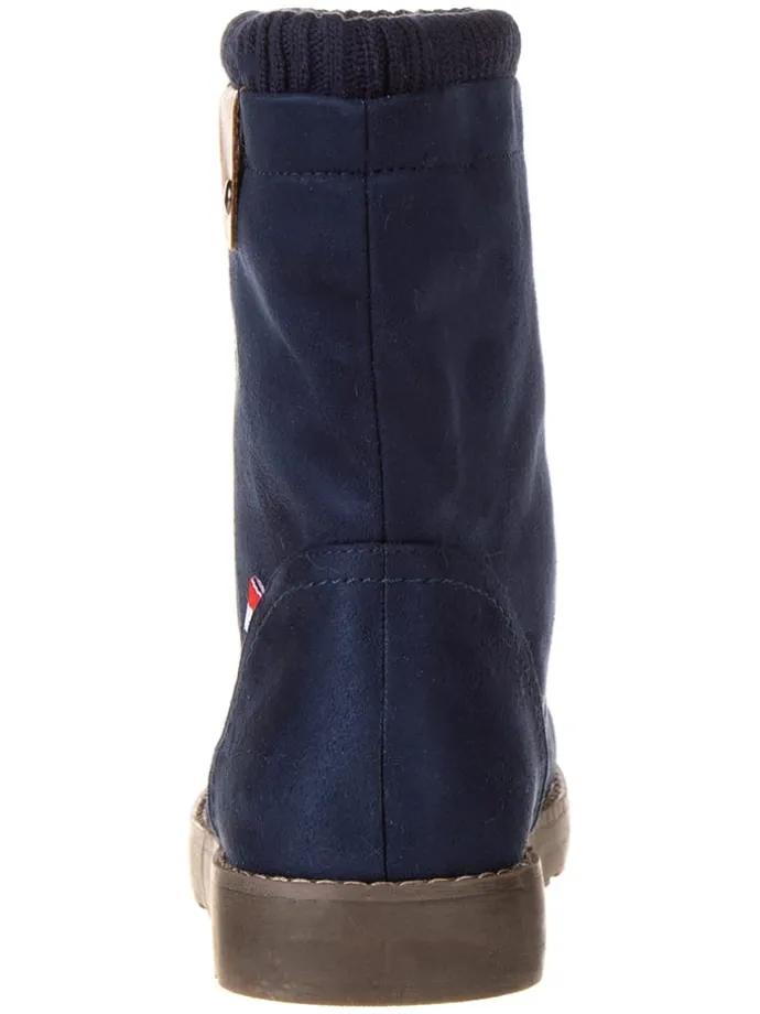 Winterboots in Dunkelblau