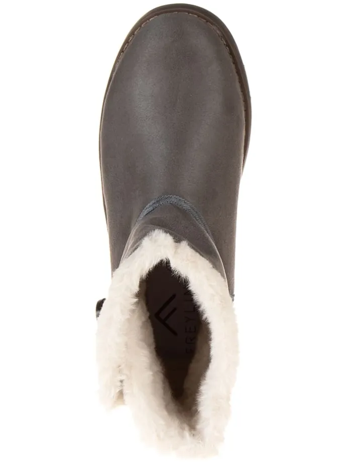 Winterboots in Grau