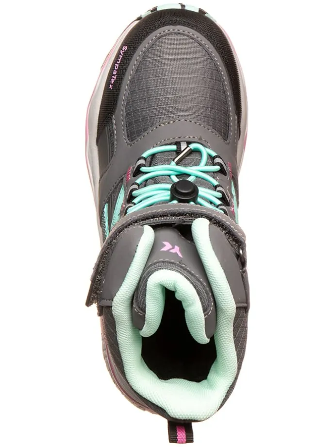 Winterboots "Lenno" in Grau/ Hellblau