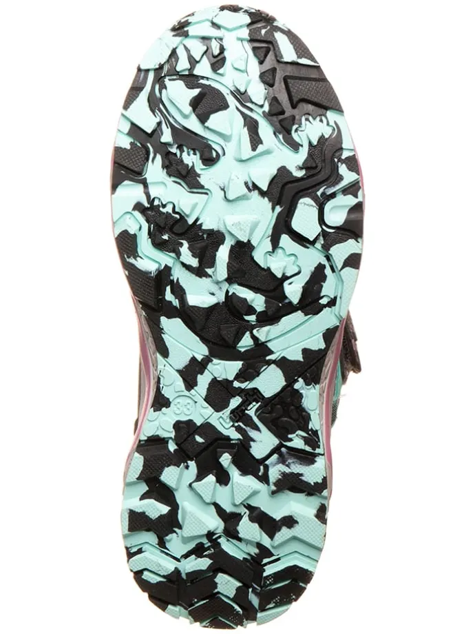 Winterboots "Lenno" in Grau/ Hellblau