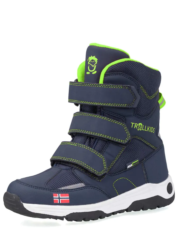 Winterboots "Lofoten XT" in Dunkelblau/ Hellgrün