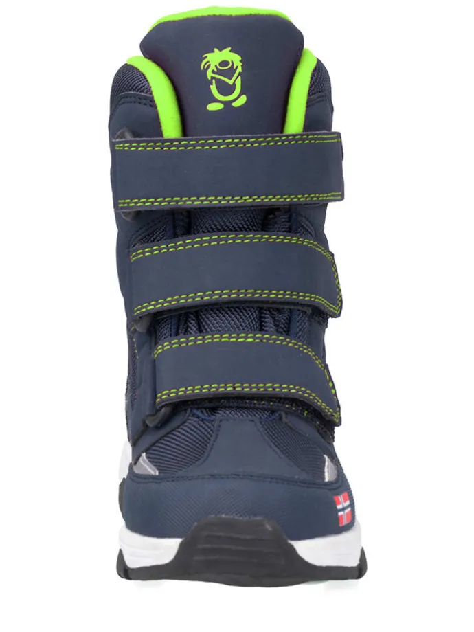 Winterboots "Lofoten XT" in Dunkelblau/ Hellgrün
